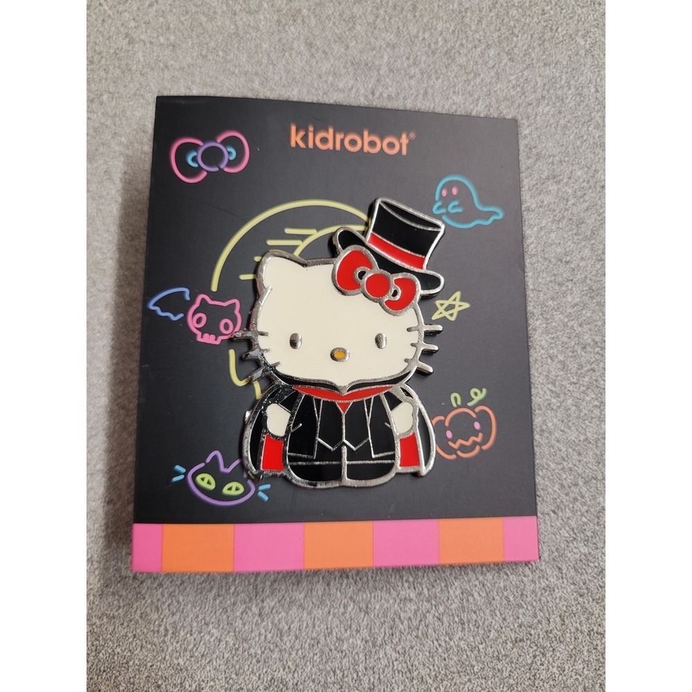 Hello Kitty Halloween enamel pin series Kidrobot 2/24 Vampire